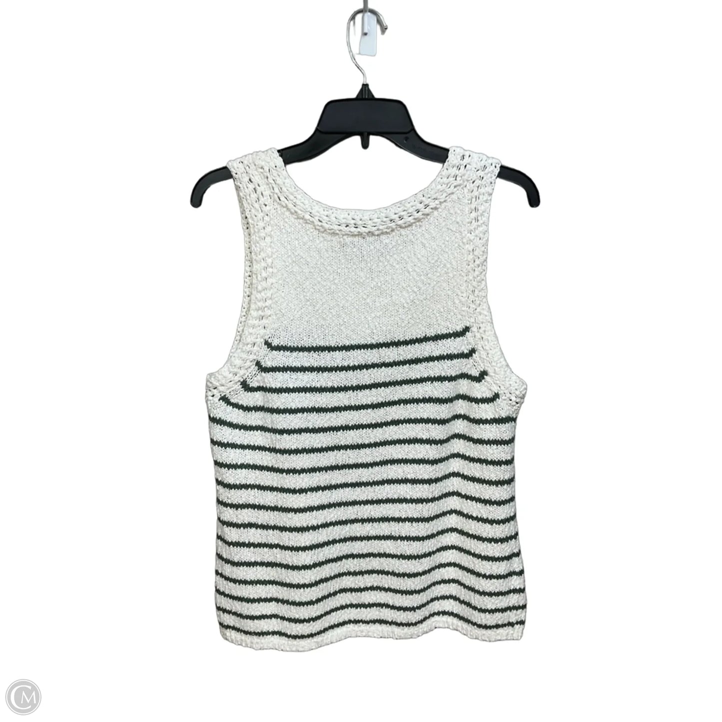 Top Sleeveless By Tommy Bahama In Green & White, Size: M