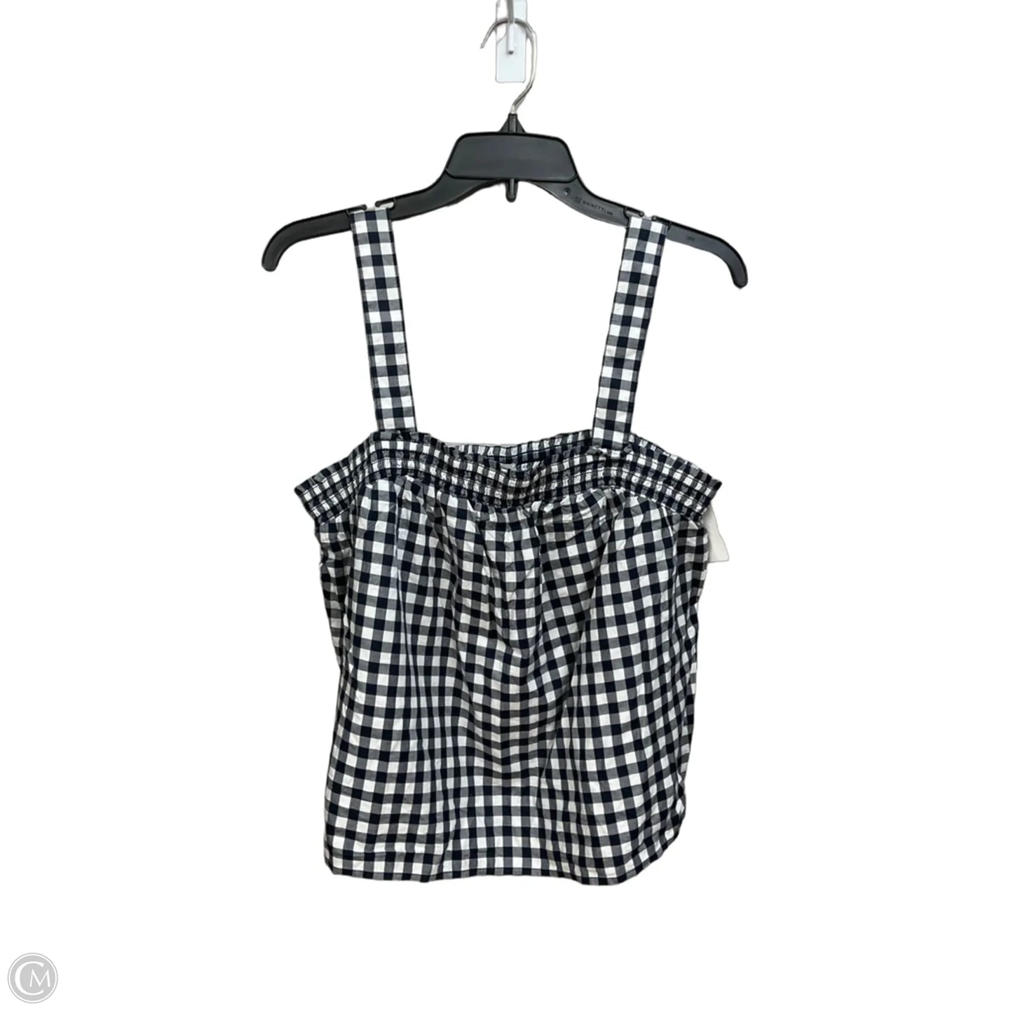 Top Sleeveless By J. Crew In Checkered Pattern, Size: L