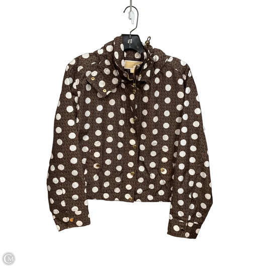 Coat Raincoat By Michael By Michael Kors In Polkadot Pattern, Size: Xs