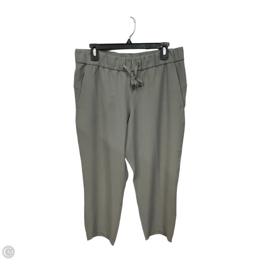 Athletic Capris By Lululemon In Green, Size: 10