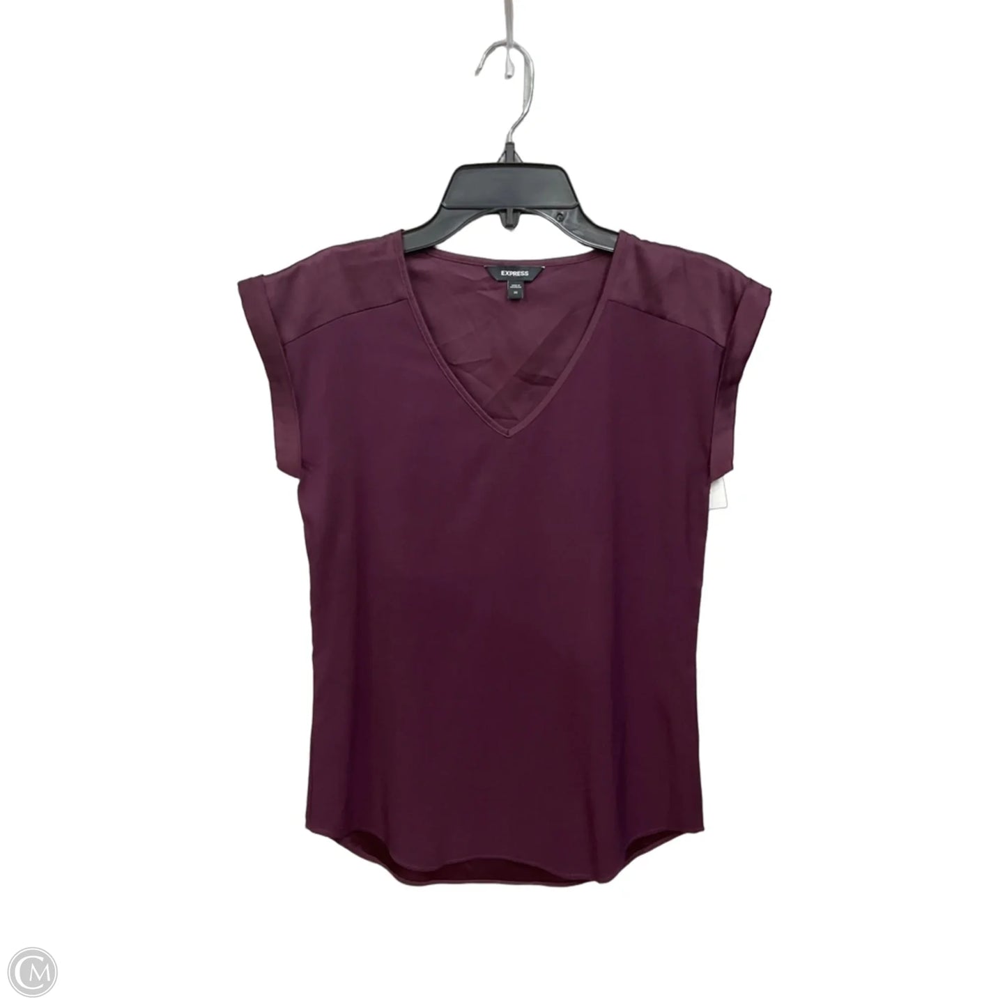 Top Sleeveless By Express In Maroon, Size: Xs