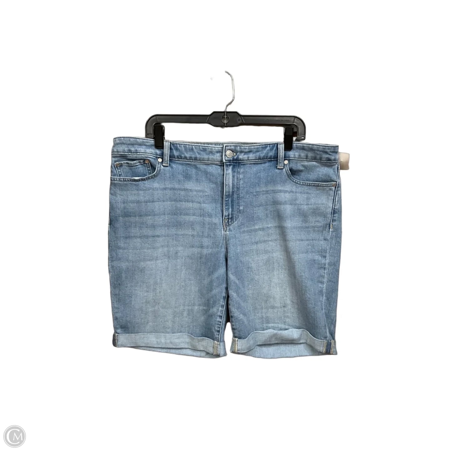 Shorts By Talbots In Blue Denim, Size: 16