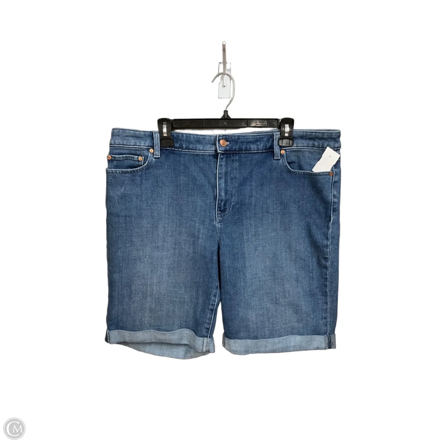 Shorts By Talbots In Blue Denim, Size: 16