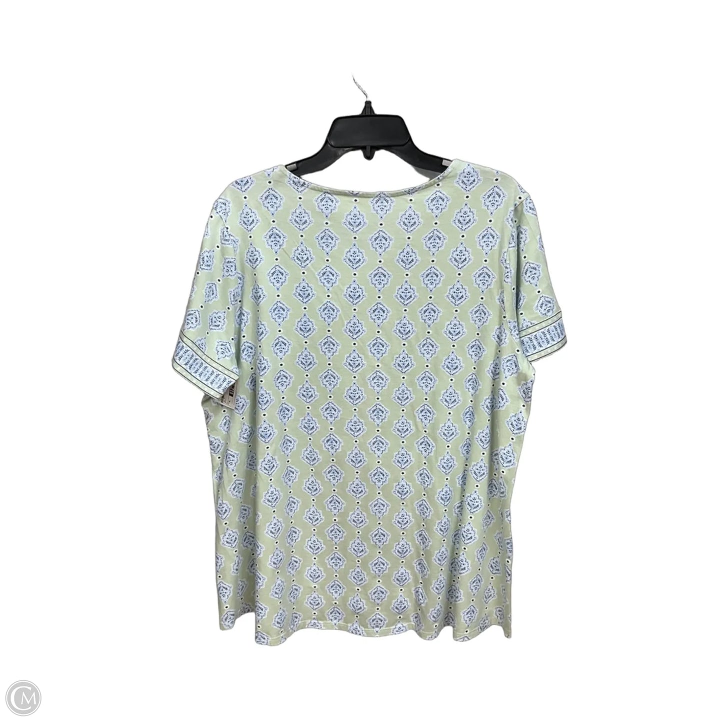 Top Short Sleeve By Pure Jill In Green, Size: Xl