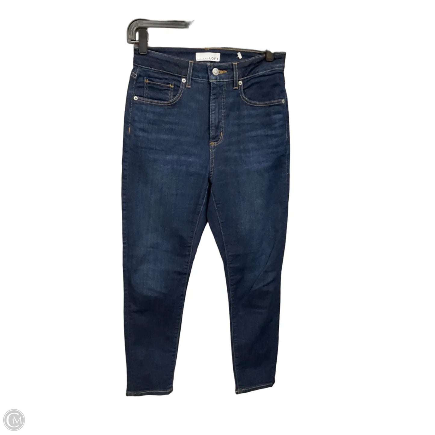 Jeans Skinny By Loft In Blue Denim, Size: 2