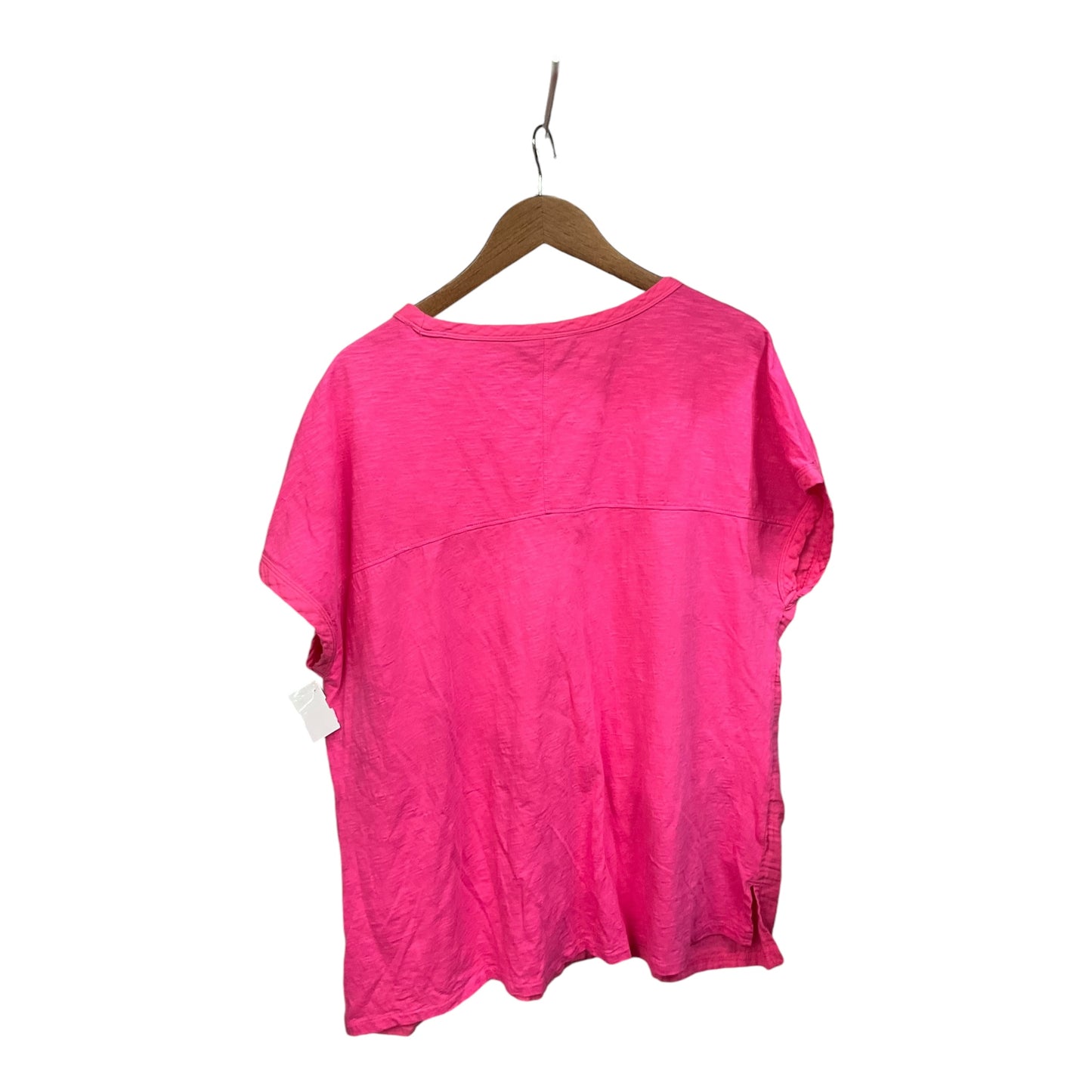 Top Short Sleeve By Lane Bryant In Pink, Size: 2x