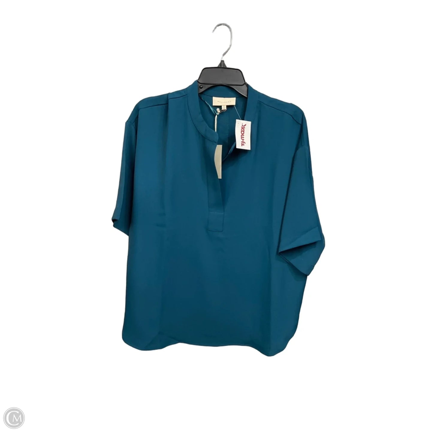 Top Short Sleeve By Melloday In Teal, Size: M