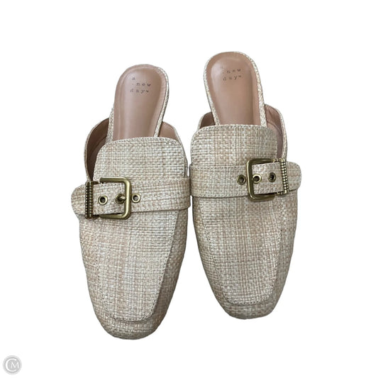 Shoes Flats By A New Day In Tan, Size: 9.5