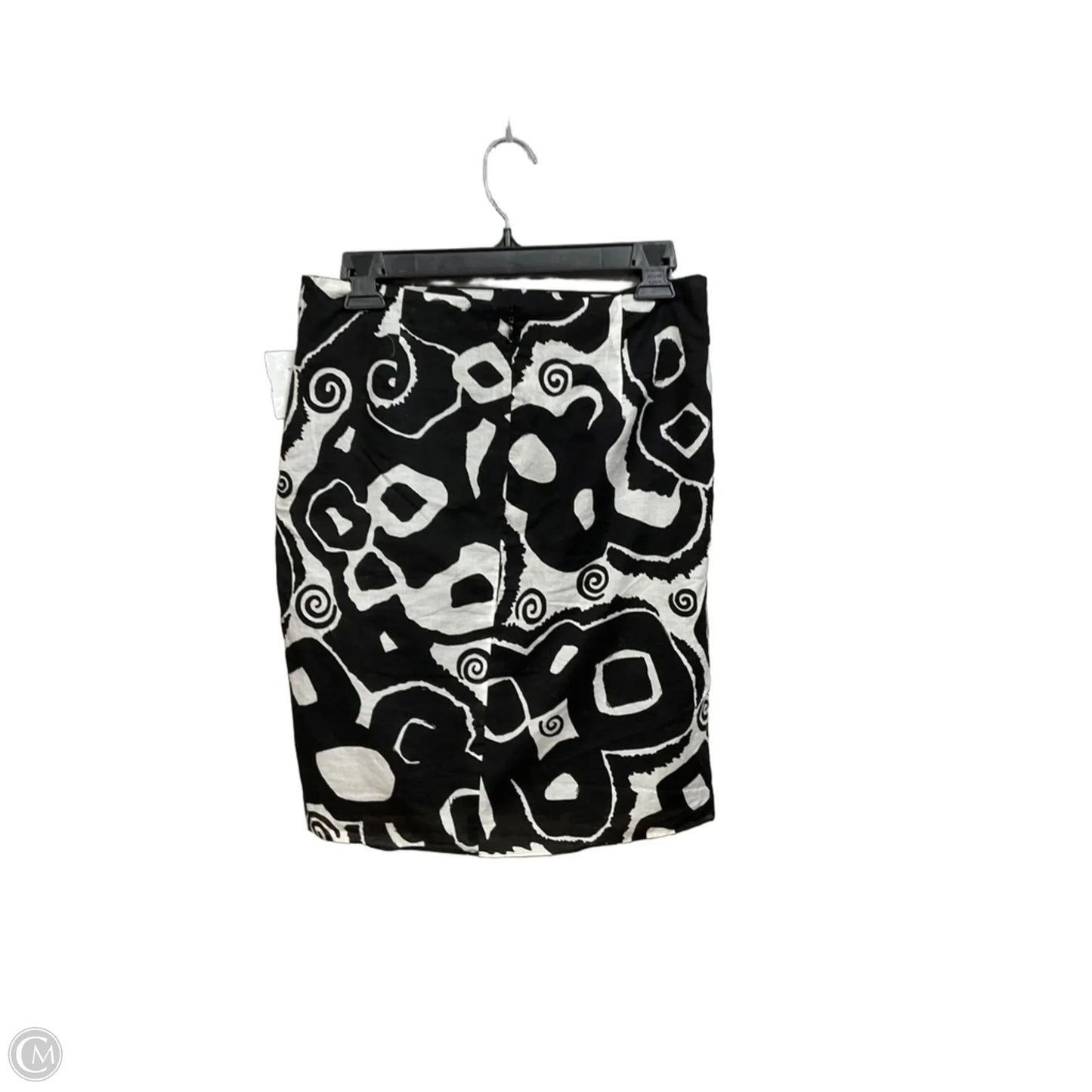 Skirt Midi By Limited In Black & White, Size: 4