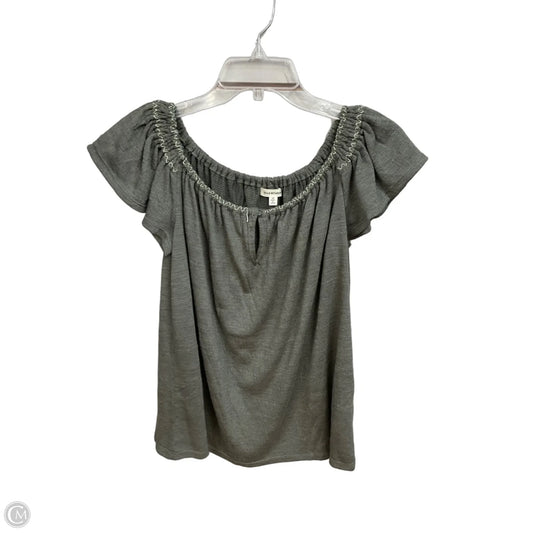 Top Short Sleeve By Max Studio In Green, Size: Xs