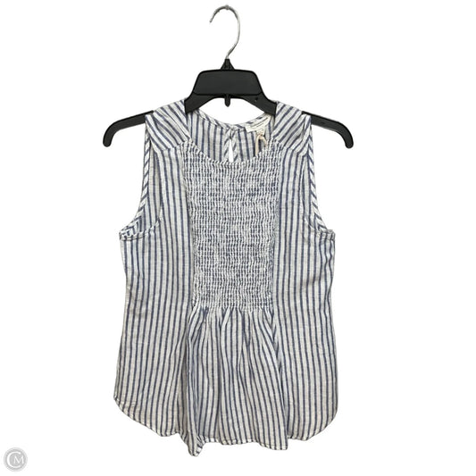 Top Sleeveless By Beachlunchlounge In Striped Pattern, Size: Xs