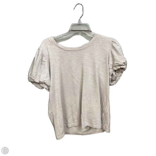Top Short Sleeve By Jane And Delancey In Mauve, Size: L
