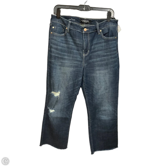 Jeans Boot Cut By Liverpool In Blue Denim, Size: 12