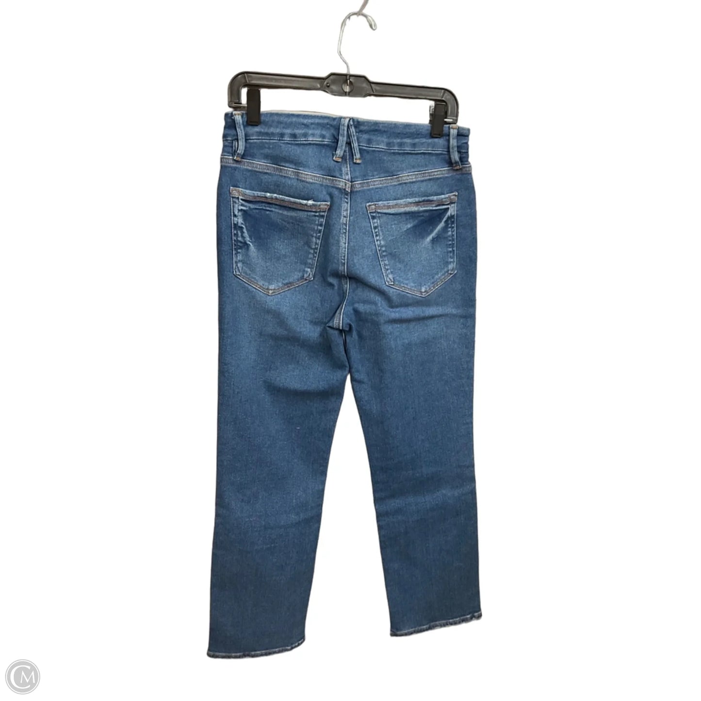 Jeans Boot Cut By Good American In Blue Denim, Size: 10