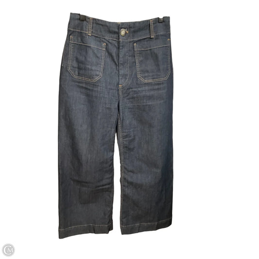 Jeans Wide Leg By Maeve In Blue Denim, Size: 8