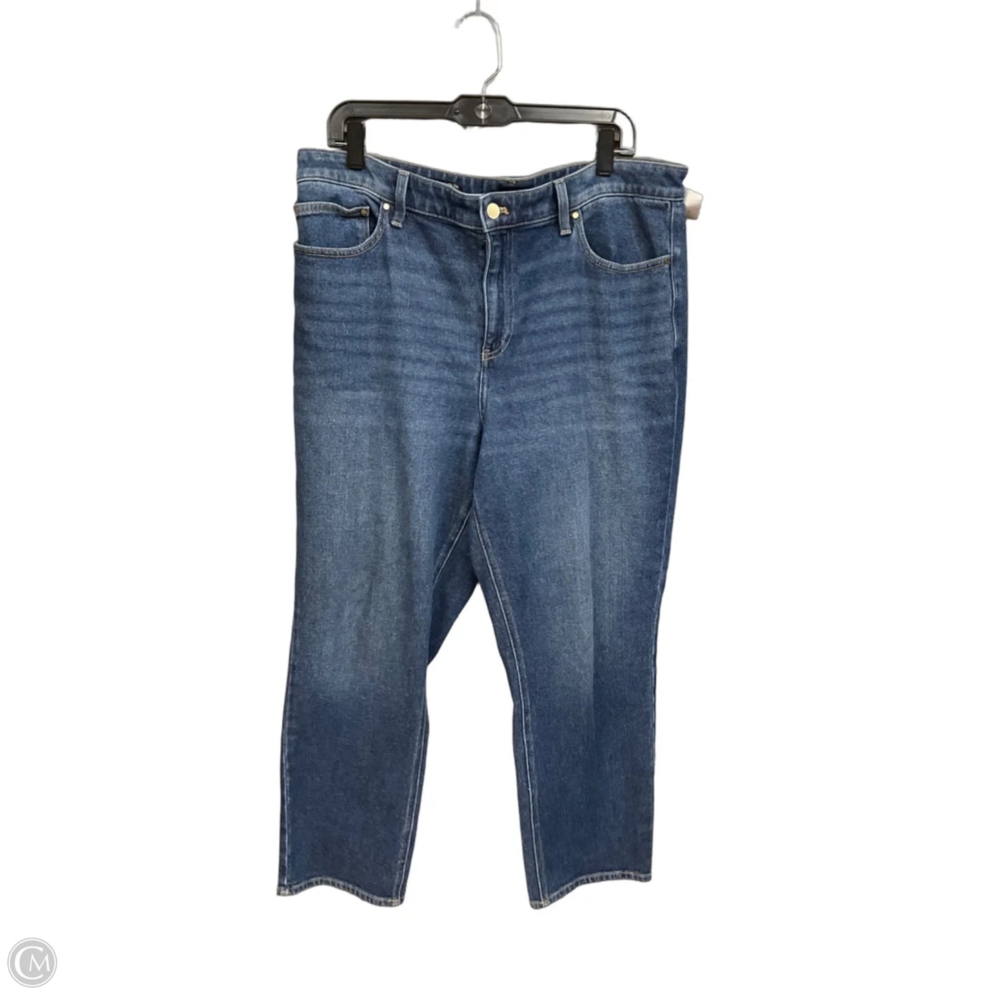 Jeans Boot Cut By Talbots In Blue Denim, Size: 14