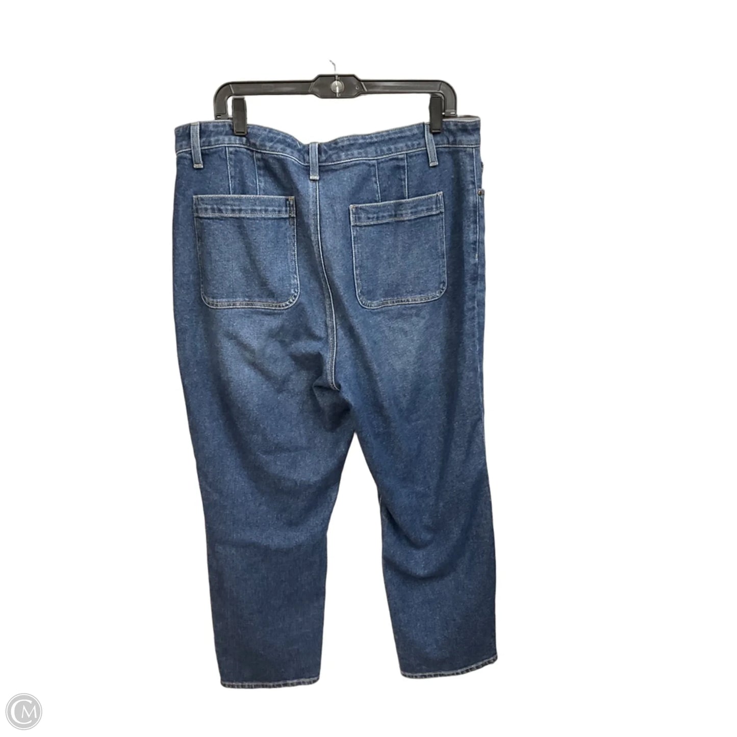 Jeans Boot Cut By Talbots In Blue Denim, Size: 14