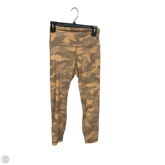 Athletic Leggings By Lululemon In Camouflage Print, Size: S