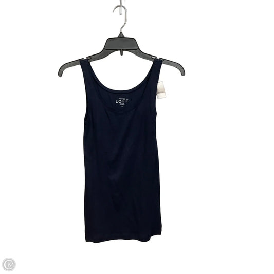 Top Sleeveless Basic By Loft In Navy, Size: S