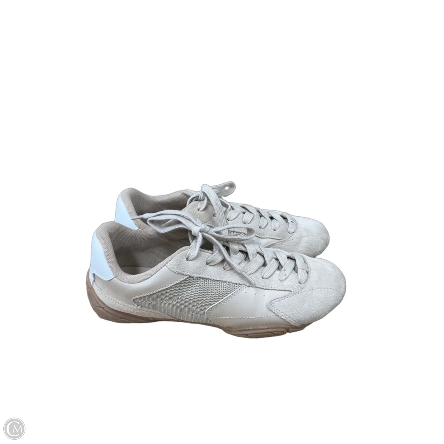 Shoes Sneakers By Bershka In Tan, Size: 7.5