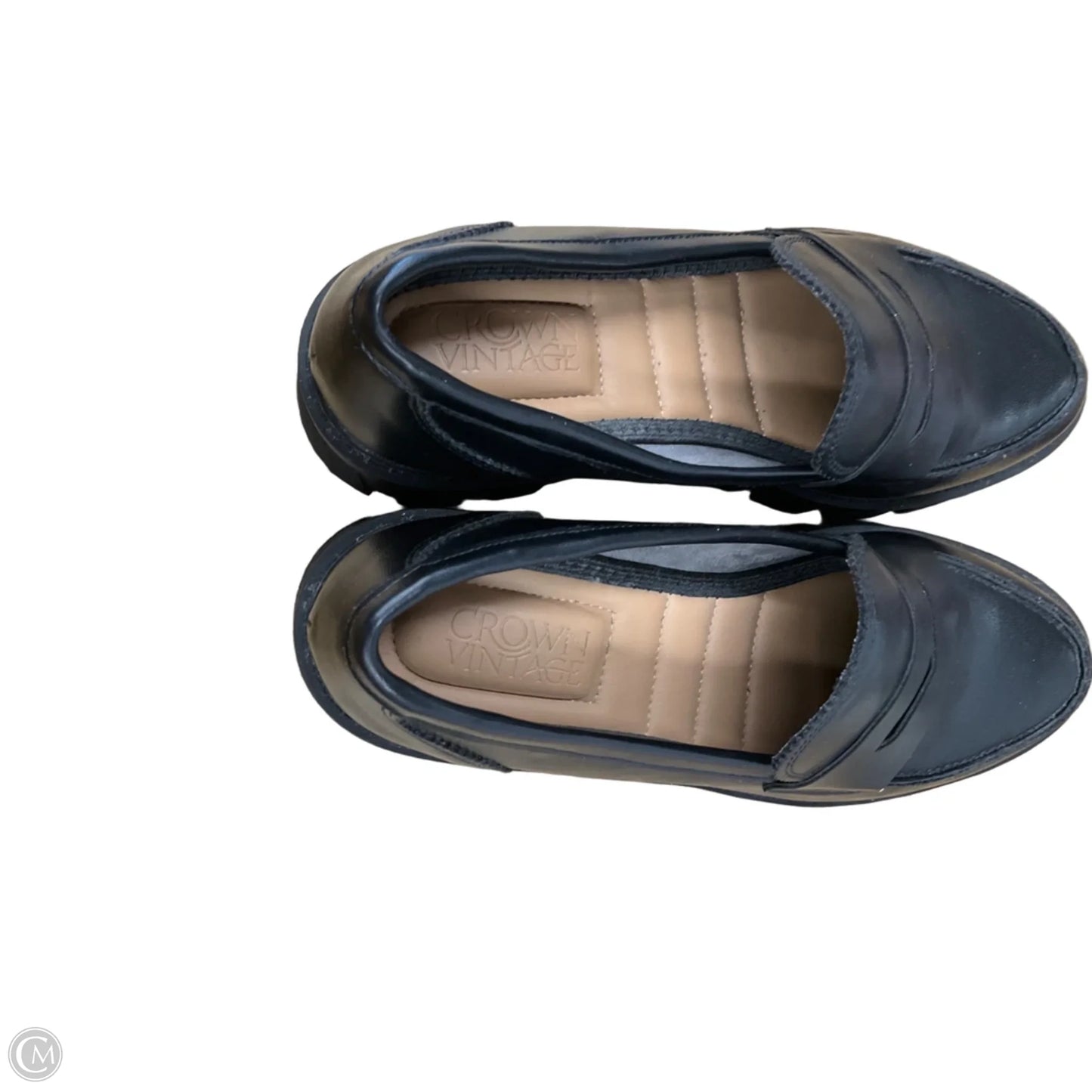 Shoes Heels Block By Crown Vintage In Black, Size: 7.5