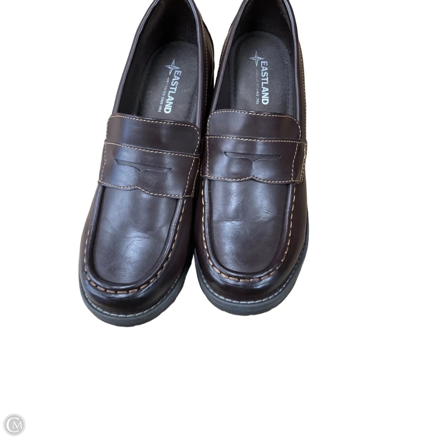 Shoes Heels Block By Eastland In Brown, Size: 10