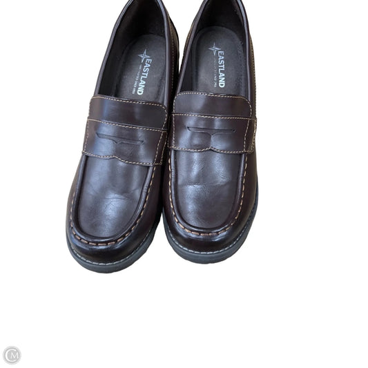 Shoes Heels Block By Eastland In Brown, Size: 10