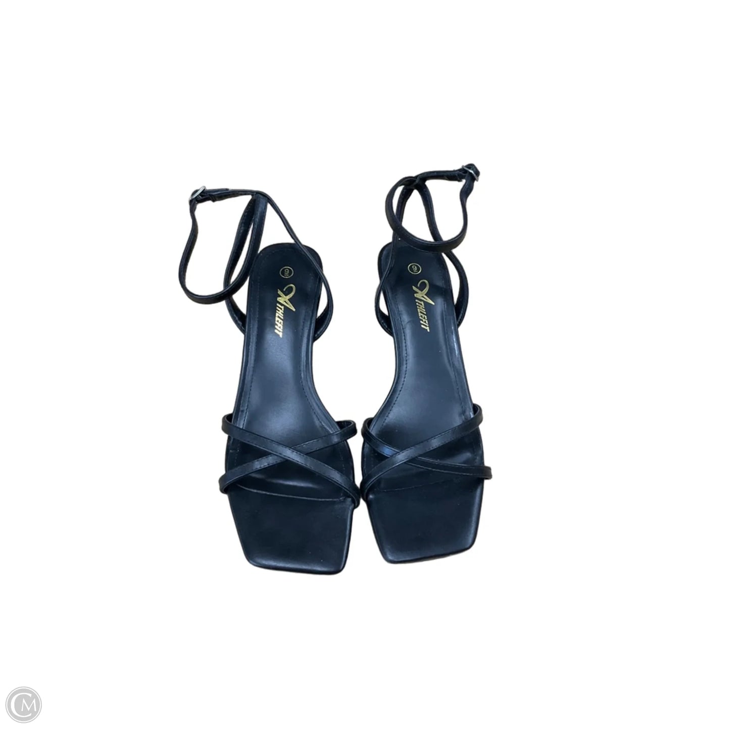 Shoes Heels Kitten By Clothes Mentor In Black, Size: 9
