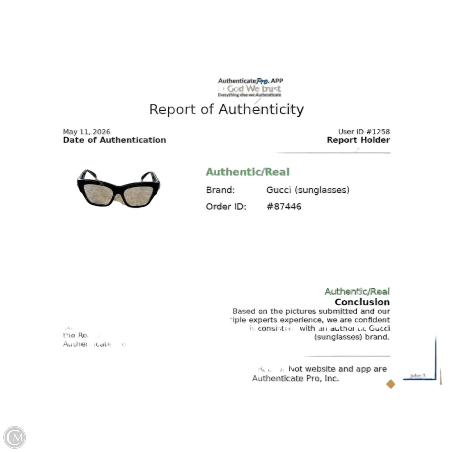 Accessory Luxury Designer Label By Gucci