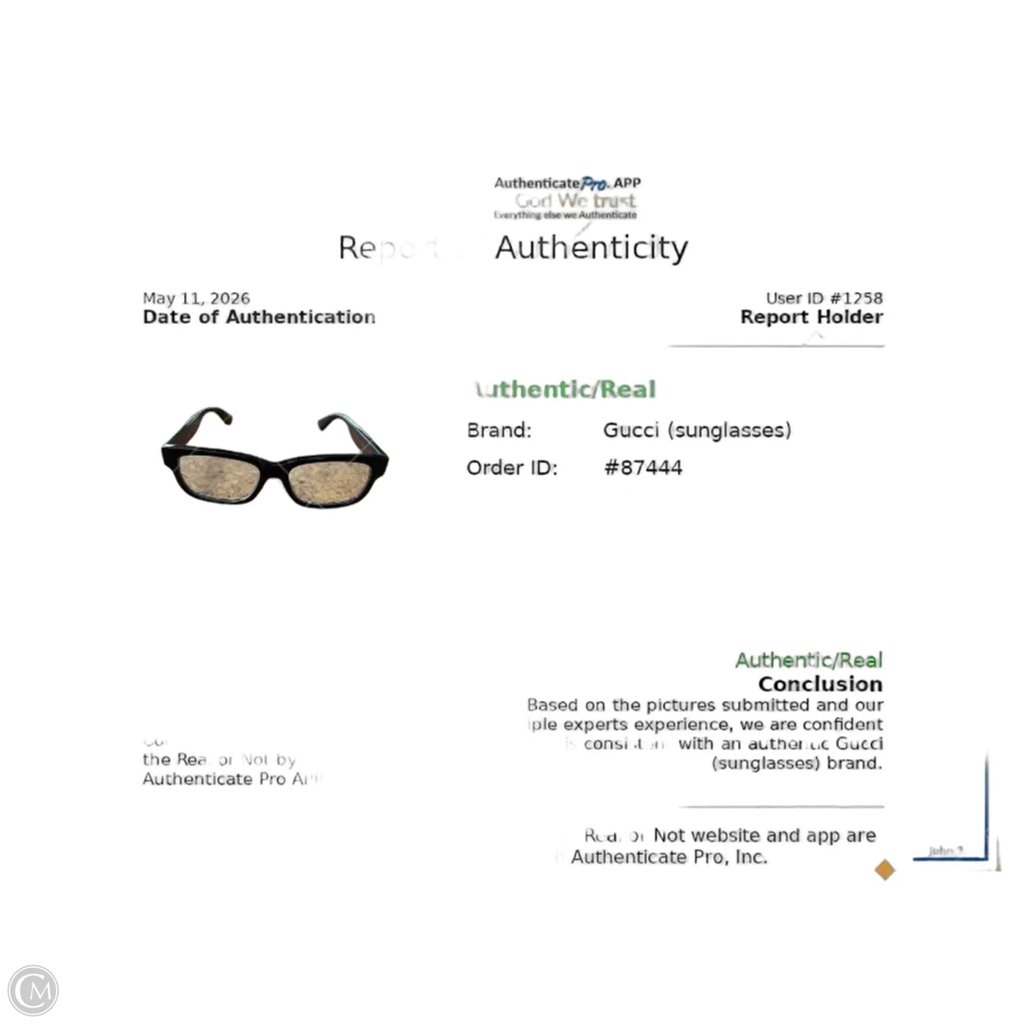 Accessory Luxury Designer Label By Gucci