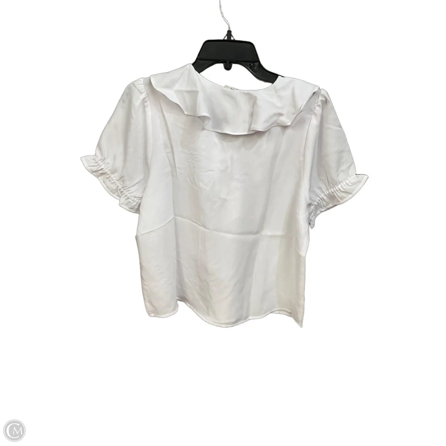 Top Short Sleeve By A New Day In White, Size: M
