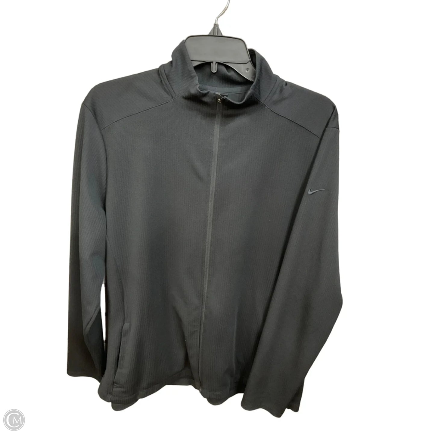 Athletic Jacket By Nike Apparel In Black, Size: Xl
