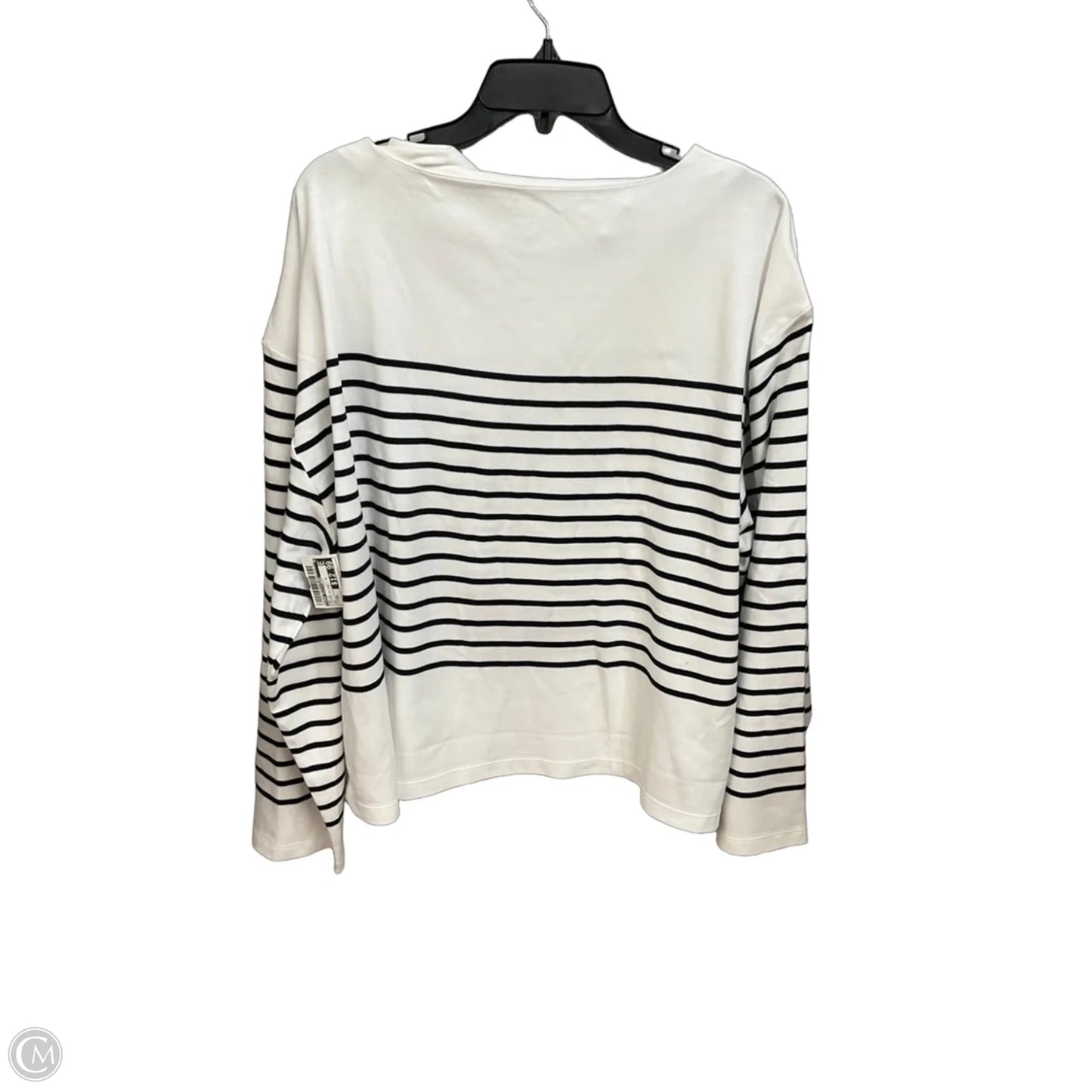 Top Long Sleeve By Tommy Hilfiger In Striped Pattern, Size: Xxl