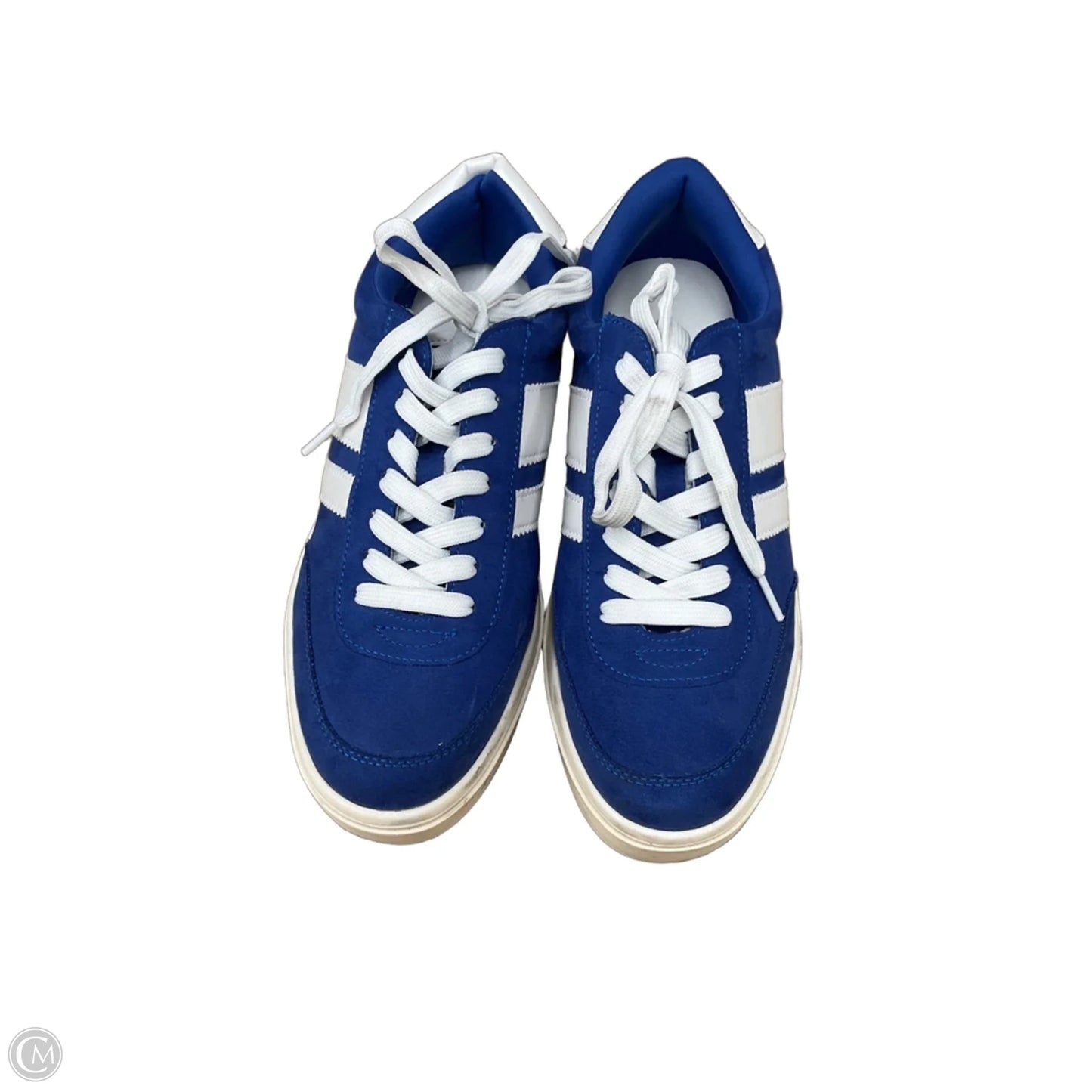 Shoes Sneakers By Madden Girl In Blue, Size: 9.5