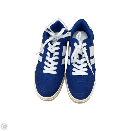 Shoes Sneakers By Madden Girl In Blue, Size: 9.5