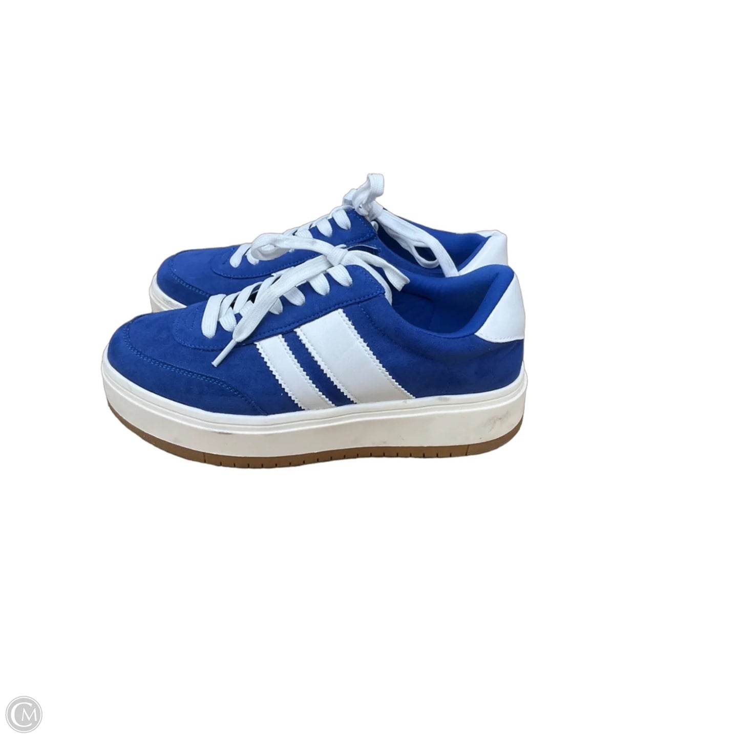 Shoes Sneakers By Madden Girl In Blue, Size: 9.5