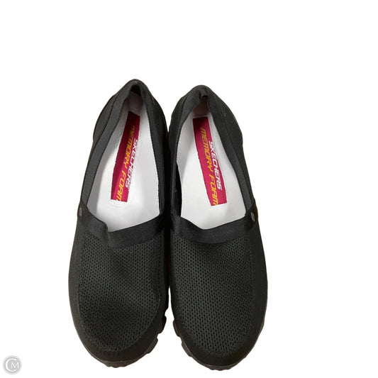 Shoes Flats By Skechers In Black, Size: 8.5