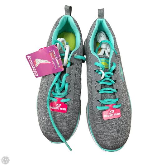 Shoes Athletic By Skechers In Grey, Size: 9