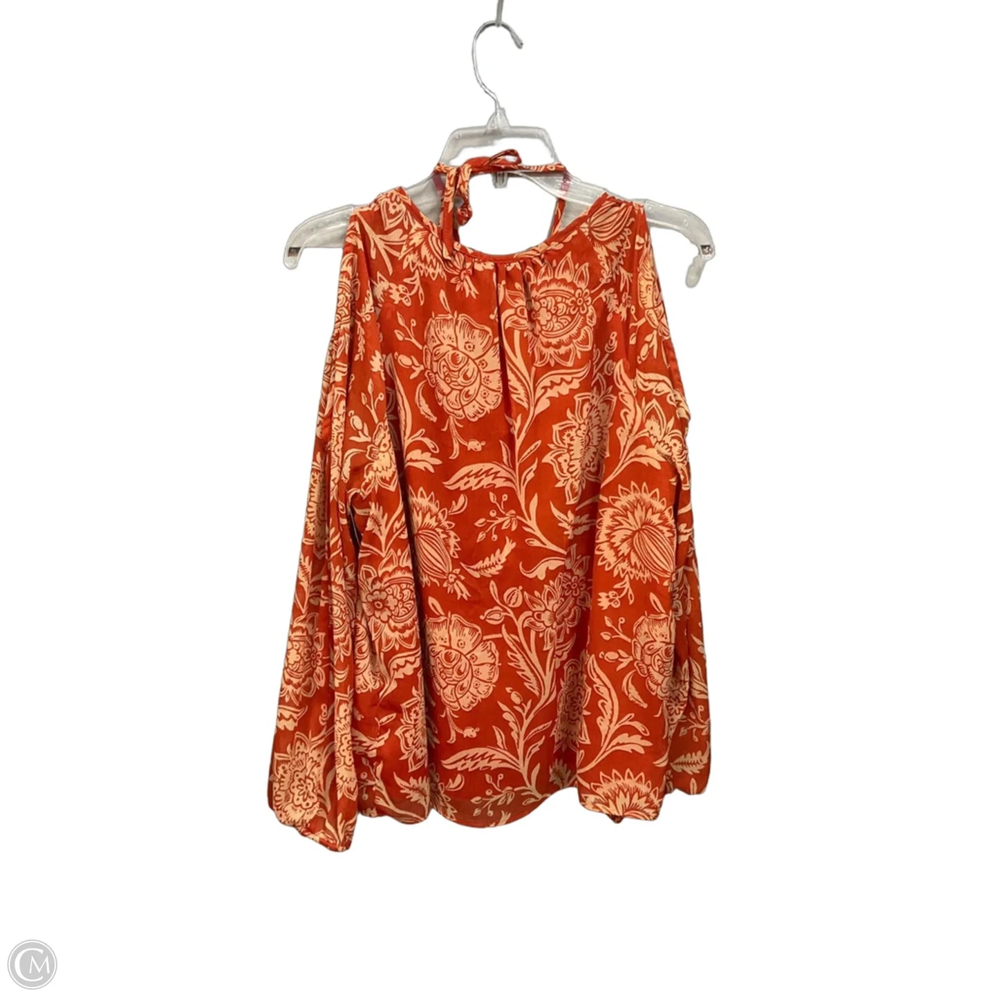 Blouse Long Sleeve By 1.state In Orange, Size: Xl