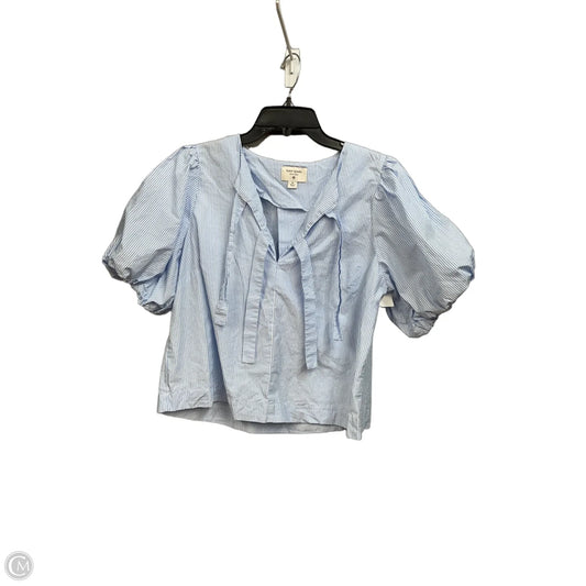Top Short Sleeve Designer By Kate Spade In Blue, Size: M