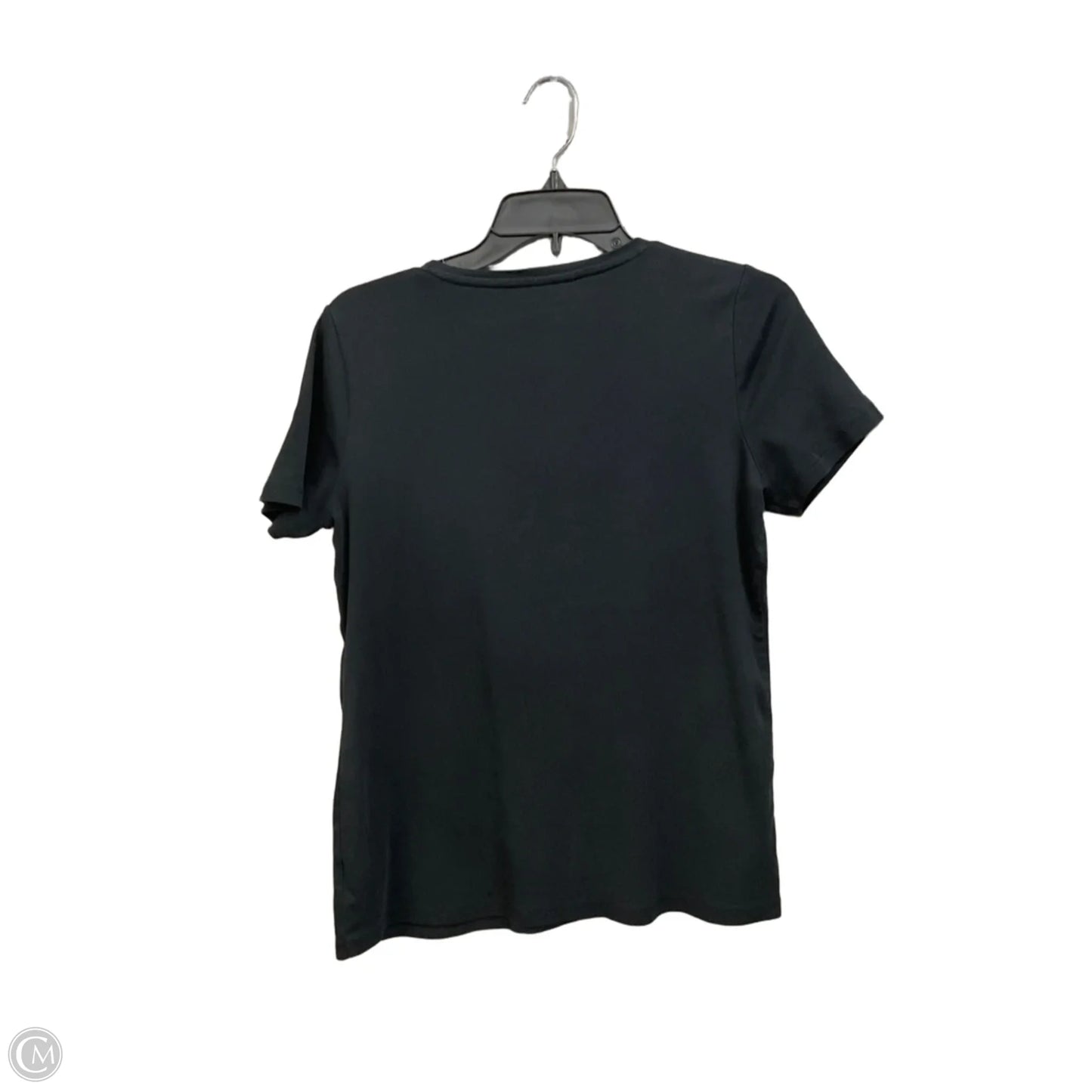 Top Short Sleeve Basic By Talbots In Black, Size: Lp