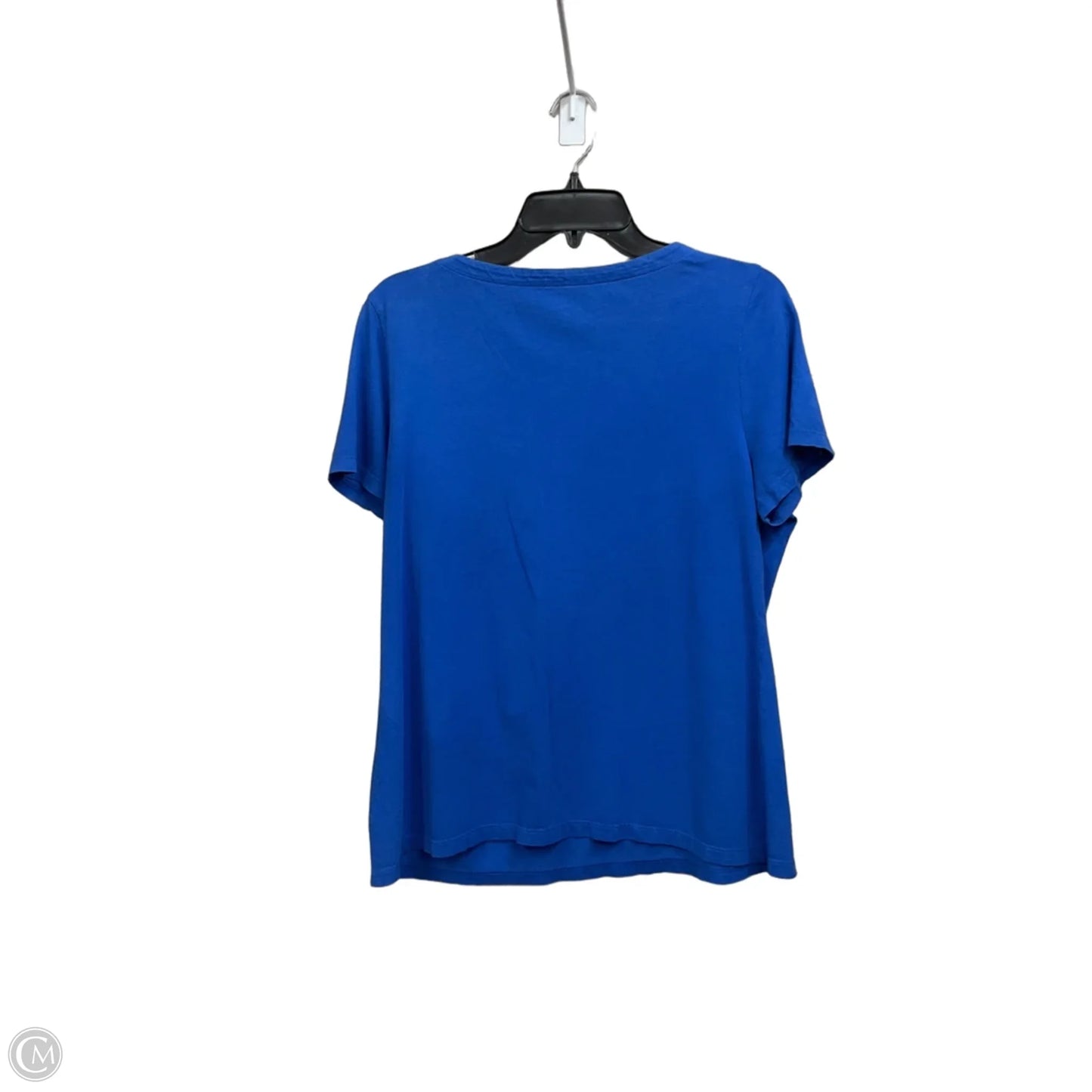 Top Short Sleeve By Talbots In Blue, Size: Lp