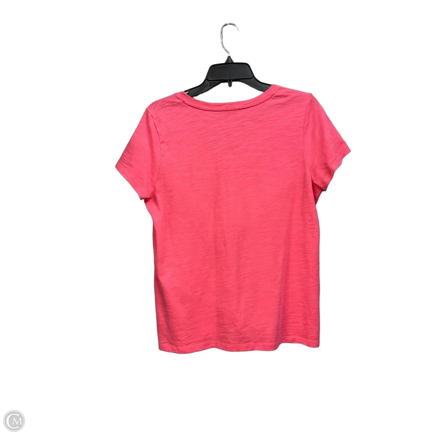 Top Short Sleeve Basic By Talbots In Pink, Size: Lp