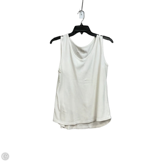 Top Sleeveless Basic By Talbots In White, Size: Lp
