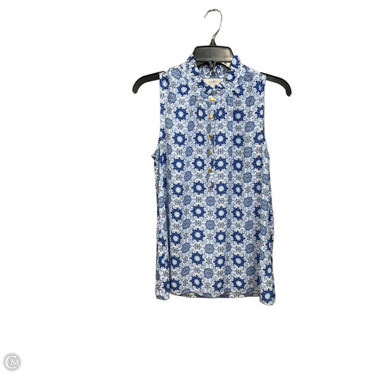 Top Sleeveless By Loft In Blue, Size: Xs