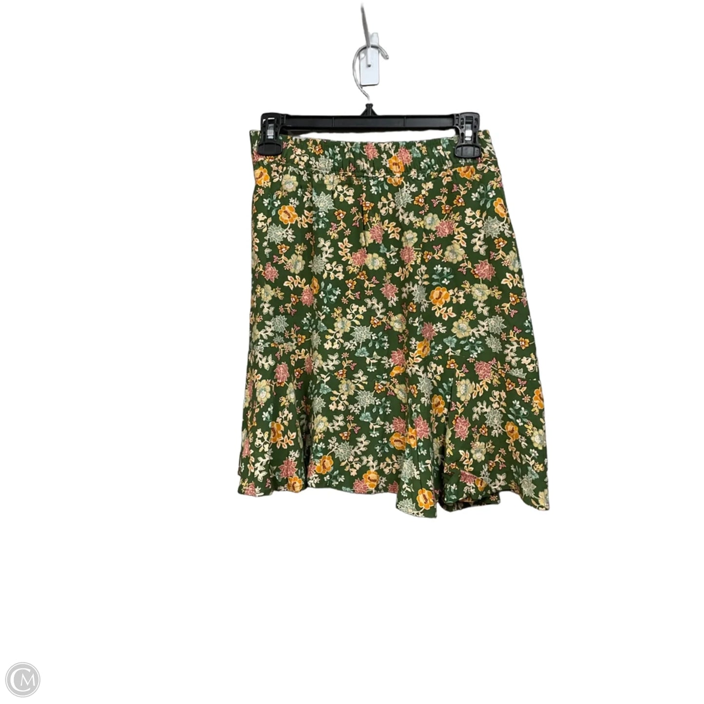 Skirt Midi By Loft In Green, Size: 0