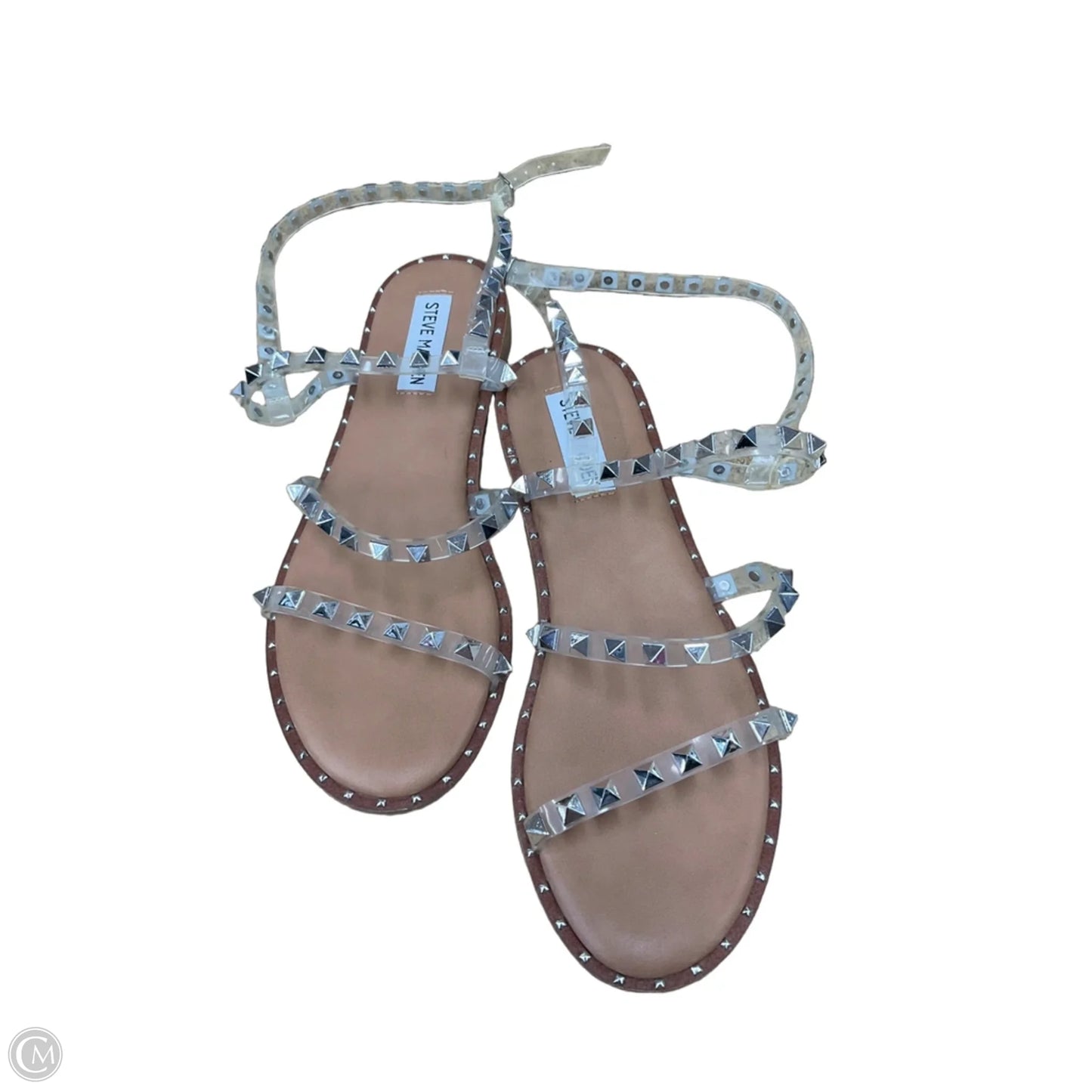 Sandals Flats By Steve Madden In Clear, Size: 7.5