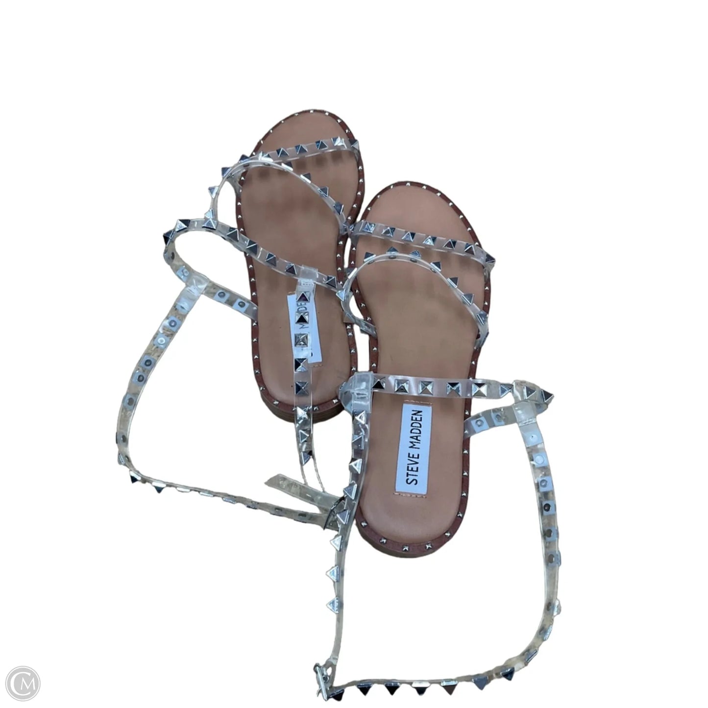 Sandals Flats By Steve Madden In Clear, Size: 7.5