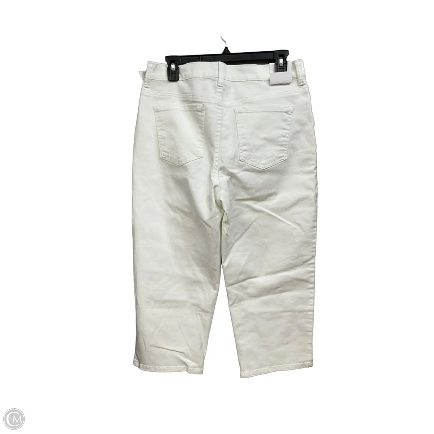 Capris By Gloria Vanderbilt In White, Size: 10