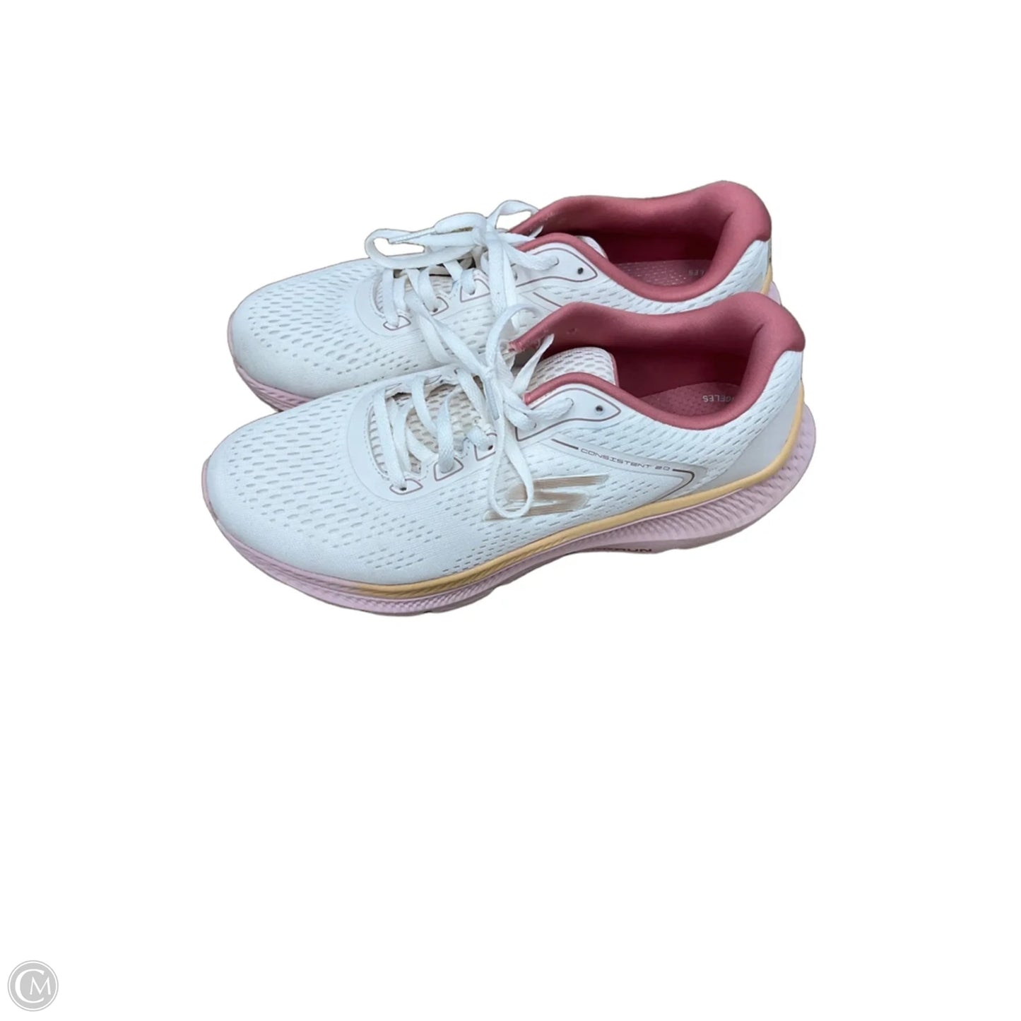 Shoes Athletic By Skechers In White, Size: 9